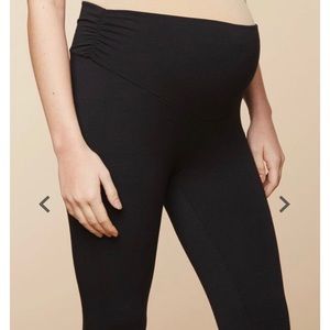 NWT MIMI maternity fold over belly leggings skinny